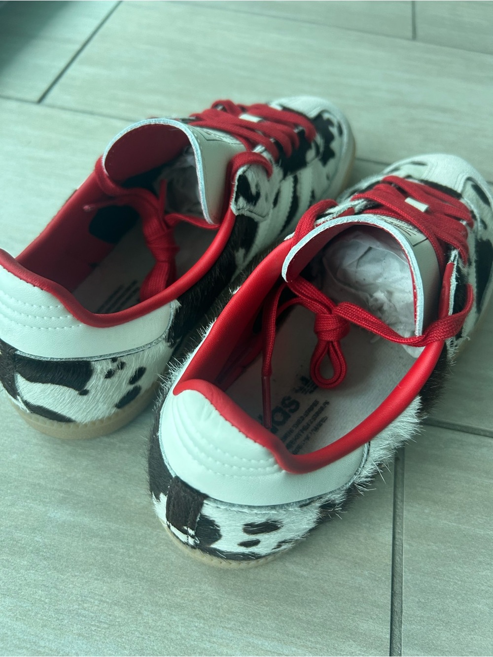 Adidas Samba OC Sneakers Cow Animal Print - Picture 3 of 5